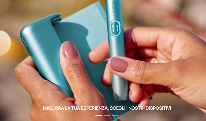 Homepage del progetto Cigarette Experience
